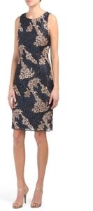 Ivanka Trump Lace Overlay Cocktail Dress